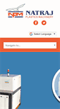 Mobile Screenshot of natrajplasticsmachinery.com
